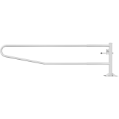 Swiveling gates | to be fixed by plugs, hot-dip galvanized | total width: 3500 mm | with triangular lock